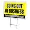 Signmission Going Out Of Business Yard & Stake outdoor plastic coroplast window, C-1216-DS-Going Out Of Business C-1216-DS-Going Out Of Business - alternate 1